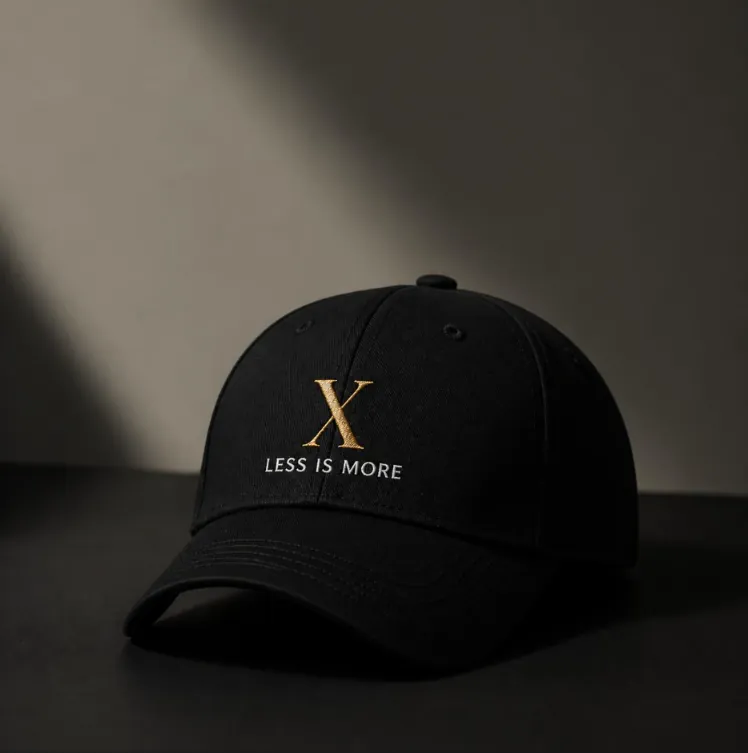 Gorra Less is more - Black